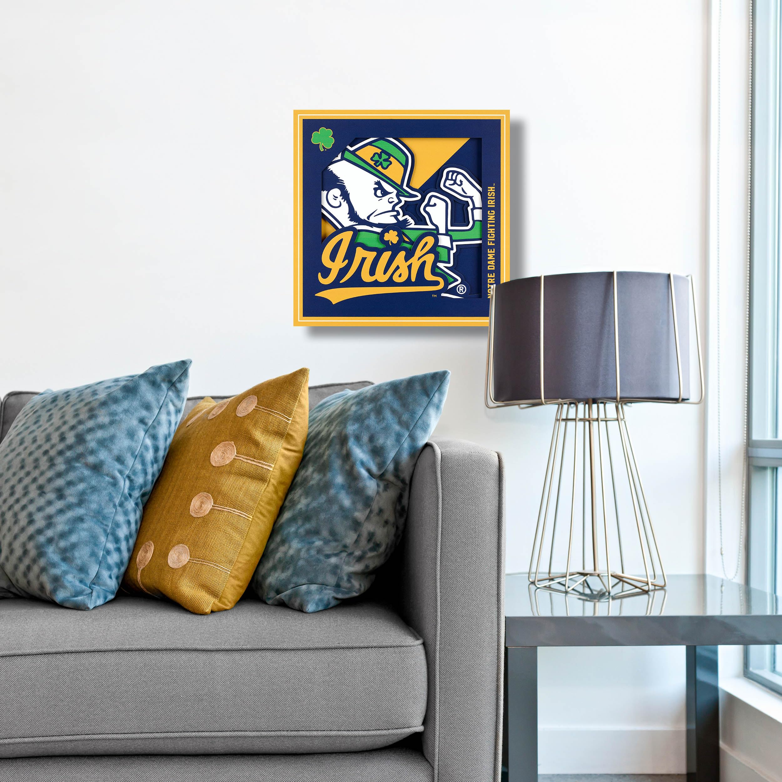 Notre Dame Fighting Irish Full Size Felt Pennant - 12x30 Inch Officially Licensed Wall Banner