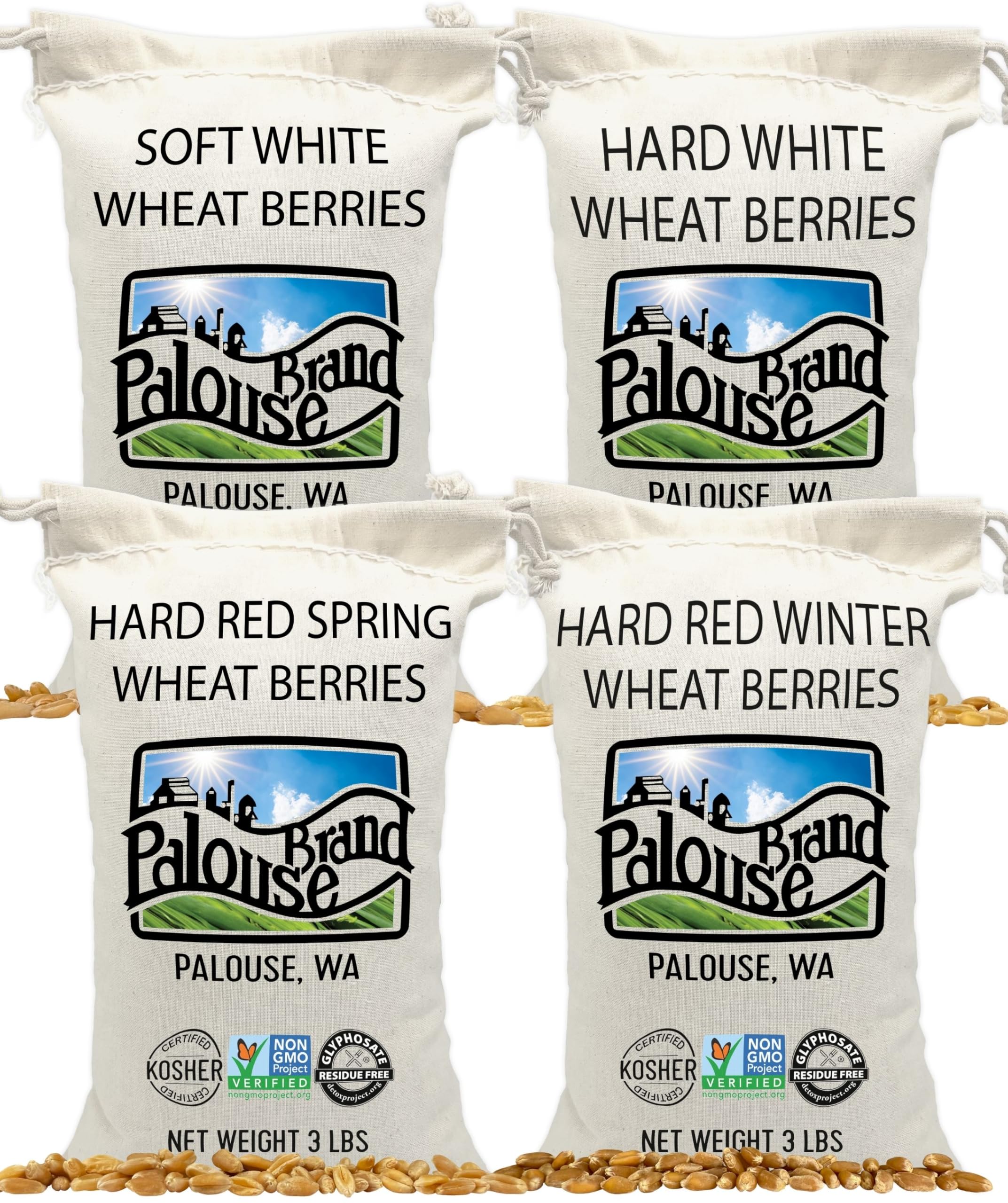 Palouse Brand Certified Glyphosate Residue Free - dried grains and rice | Mubboo