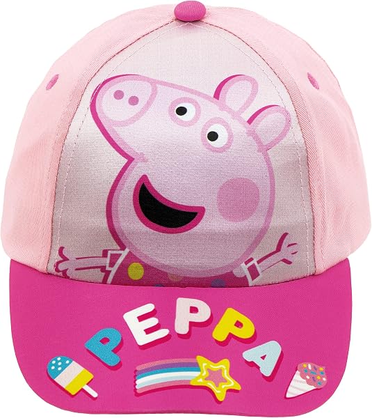ARDITEX Gorra Peppa Pig Infantil para Playa o Piscina | Gorra Ajustable para Niñas de 3 a 5 años - 1