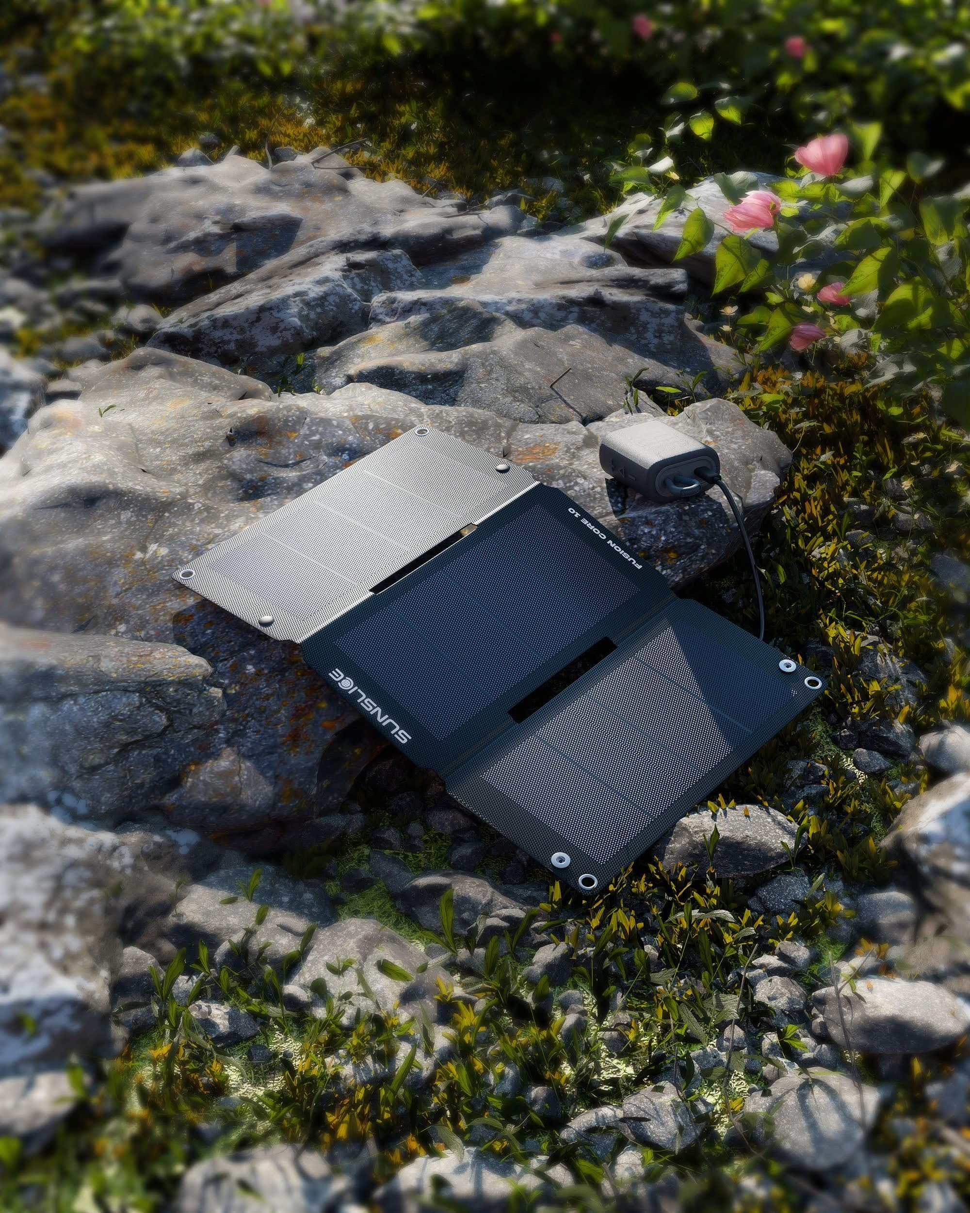 Solar Ladegerät Outdoor 22W – Hochleistungs faltbares Solarpanel mit USB-A, USB-C & DC5521 – Tragbares Solarcharger für Camping, Wandern, Reisen, Trekking & Notfälle