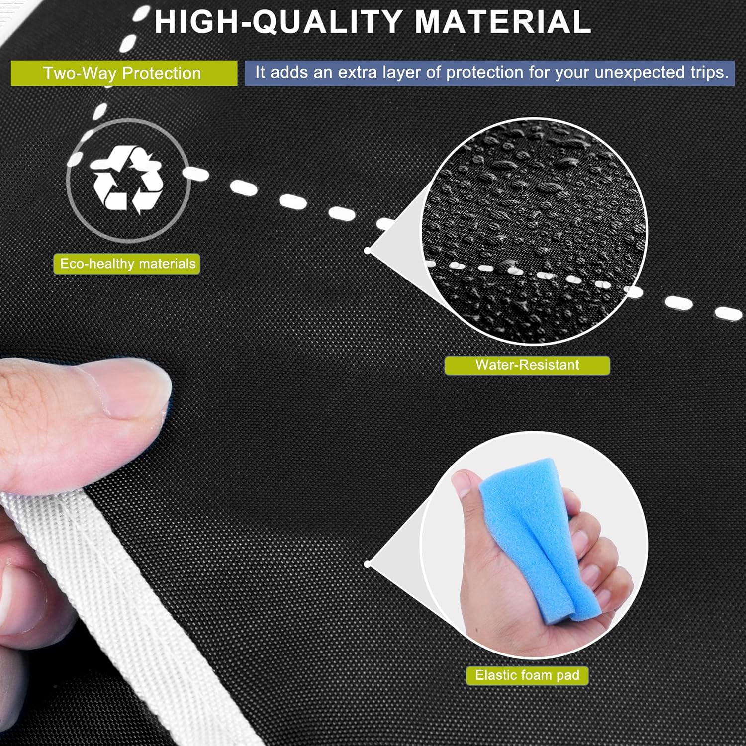 Tennis Bag Tennis Backpack for Men Women, Large Capacity Holds 2 Rackets with Ventilated Shoe Compartment and Insulated Pocket - Image 7