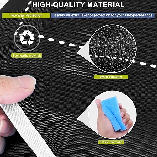 Miniatura 7 de Mochila de tenis para hombres y mujeres, gran capacidad para 2 raquetas con compartimento ventilado para zapatos y bolsillo aislado