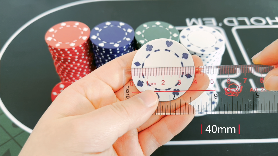 Wpxmer Lot de 250 jetons de poker en plastique de 37 mm pour comptage des mathématiques, 10 couleurs