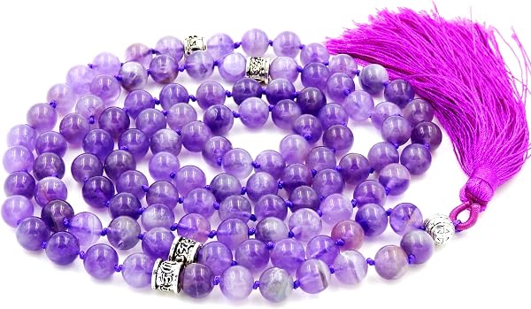 Fukugems Mala tibetano 108 perline collana uomo donna Mala bracciale meditazione buddista - 1
