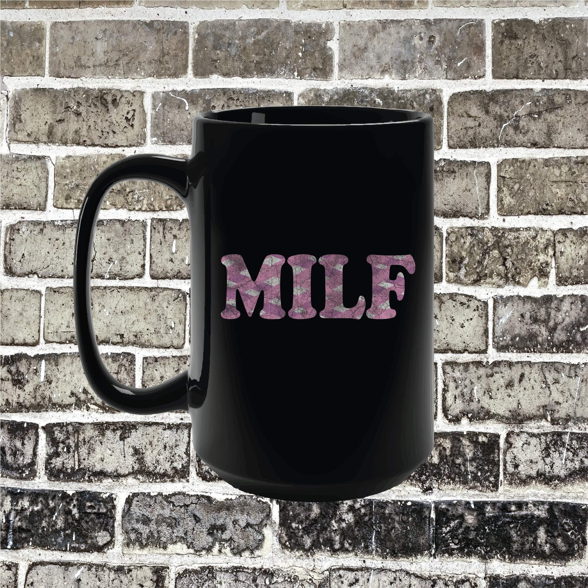 Coffee Mug Pink Milf Black Mug Certified Milf Milf Mug Mom Gift Gift for Wife Gift for Her Sexy Lady Hot Mama New Mom Gift