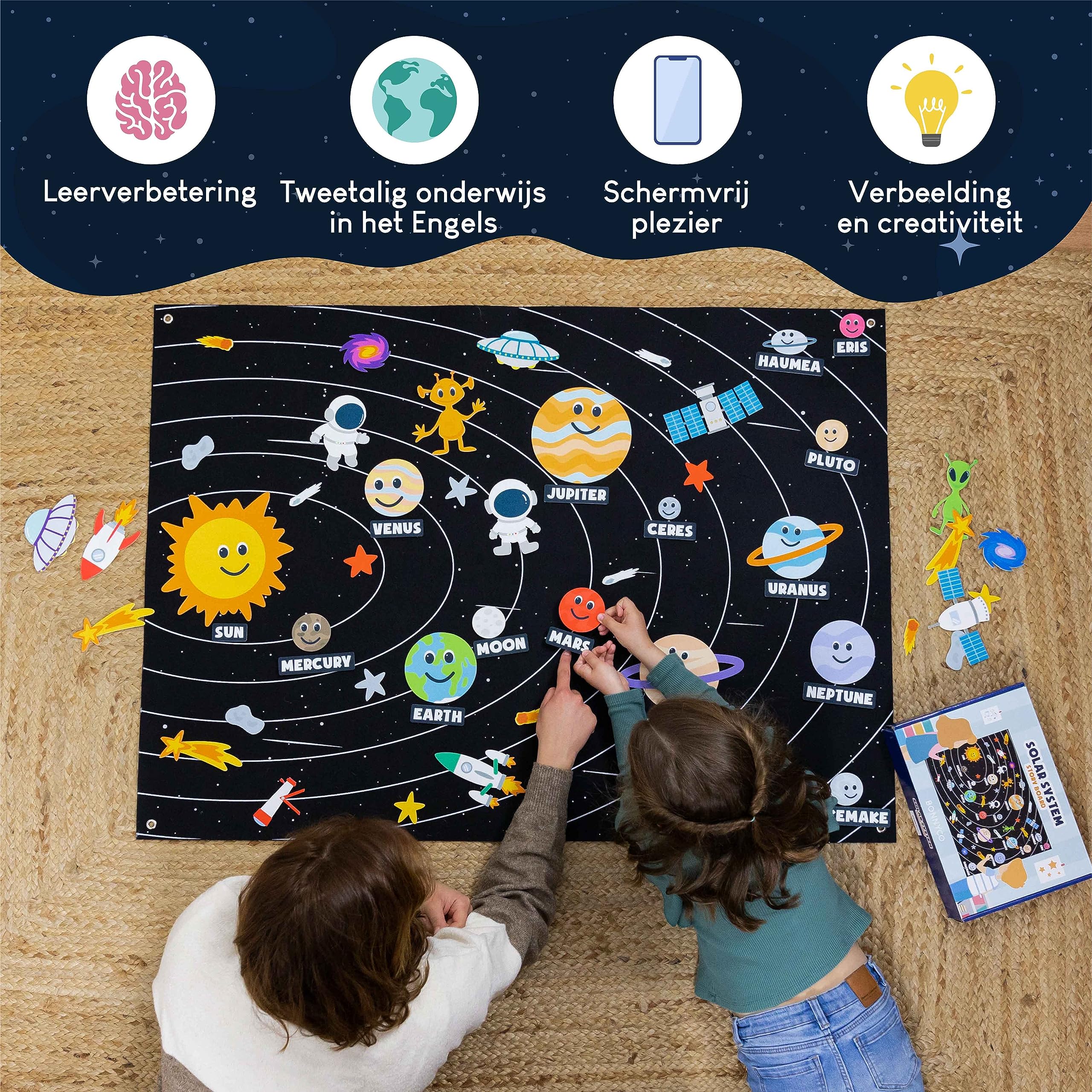 SELVA Planetarium Model – oplichtend 3D-zonnestelsel om zelf te bouwen en te beschilderen SELVA Planetarium Model – oplichtend 3D-zonnestelsel om zelf te bouwen en te beschilderen