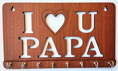 Miniatura 4 de Soporte familiar para llaves de pared de madera para decoración del hogar, soporte para llaveros, regalo para el mejor diseñador familiar del mundo,