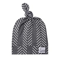 Vista 19 de Copper Pearl Gorro de bebé con nudo superior elástico suave Alta