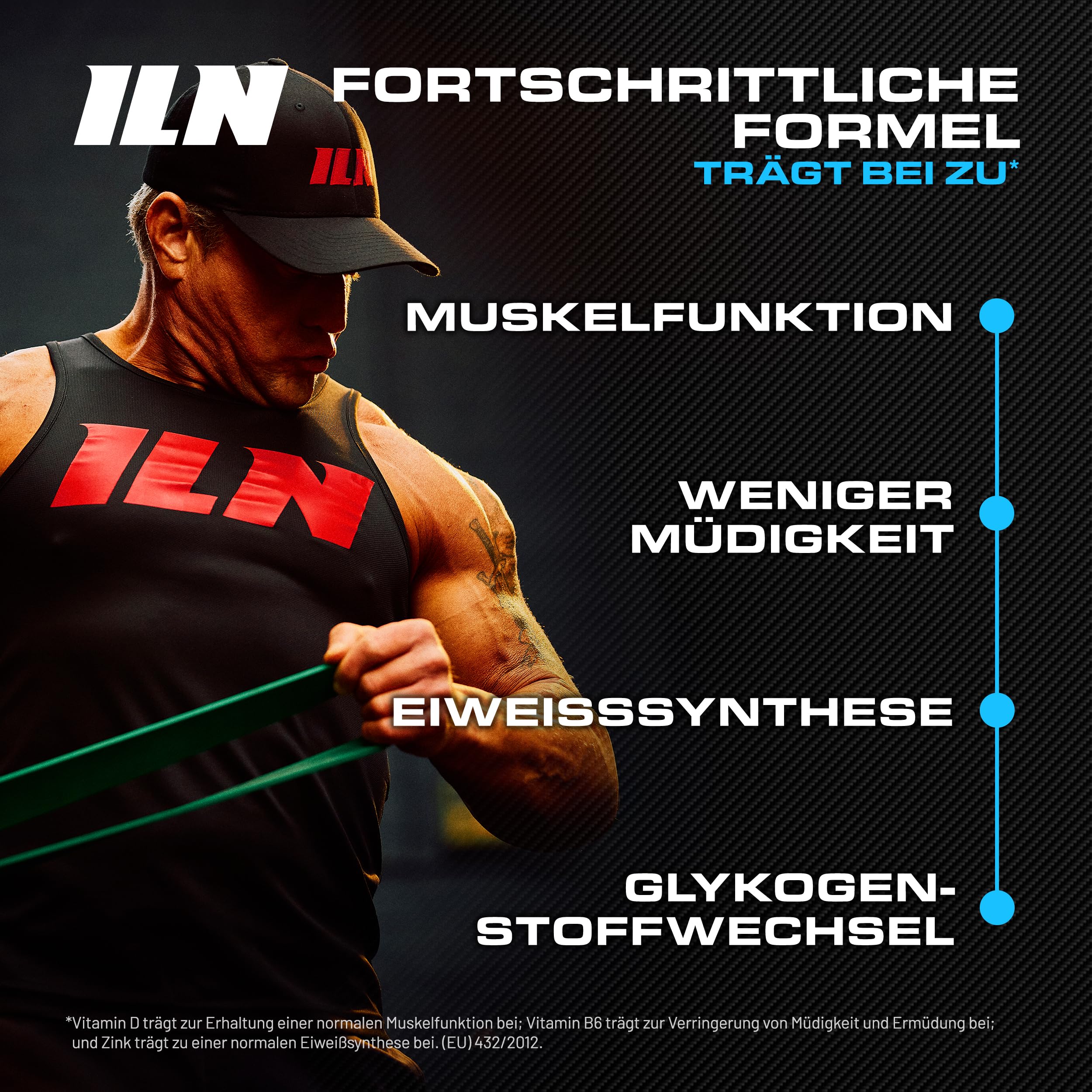 ILN Tribulus Terrestris hochdosiert 6000 mg Äquivalent - 98% Saponine - Kapseln für Männer und Frauen - 180 vegetarische Kapseln