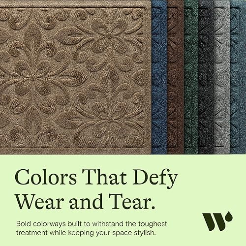 Miniatura 4 de Bungalow Flooring Waterhog - Tapete para puerta, 2 x 3 pies, fabricado en Estados Unidos, duradero y decorativo, antideslizante, interiorexterior,