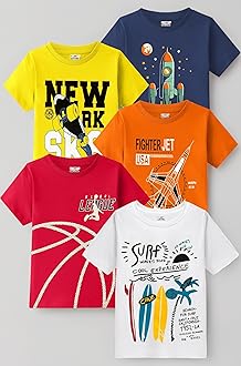 Boys Half Sleeves Cotton T-Shirt