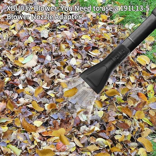Miniatura 7 de Adaptador de boquilla de soplador 191L13-5 191B21-6 y kit de accesorios de boquilla de extremo plano 197889-6 para soplador de mano Makita X2 36V,
