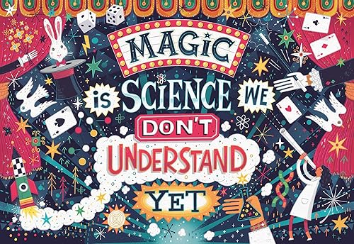 Miniatura 2 de Goliath Steve Simpson: Magic is Science - Rompecabezas de 1000 piezas con póster, tamaño completado: 26.75 x 18.26 pulgadas, a partir de 12 años