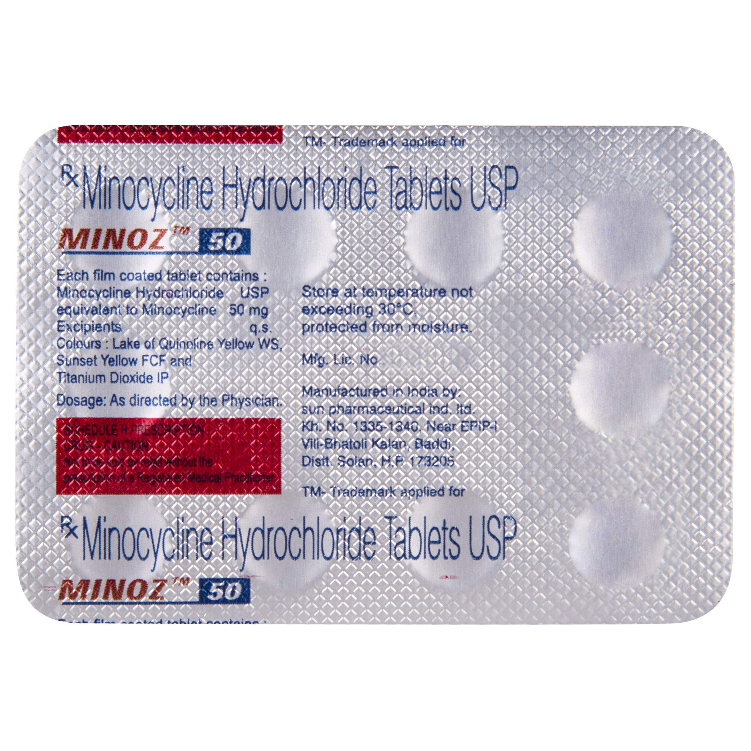 Buy Minomycin 50mg