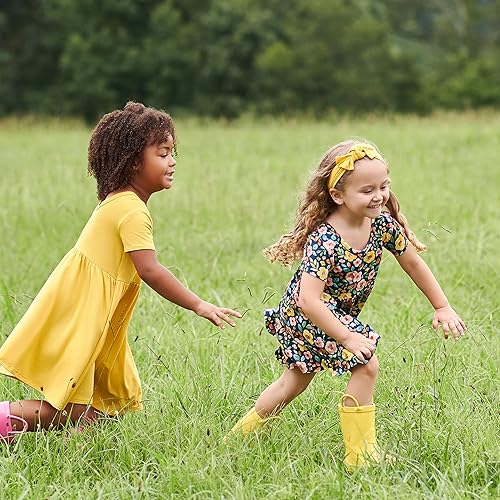 Miniatura 4 de Gerber Vestido de Manga Corta Giratorio Suave como Mantequilla para Niñas BebésNiñas Pequeñas con Viscosa Hecha de Eucalipto