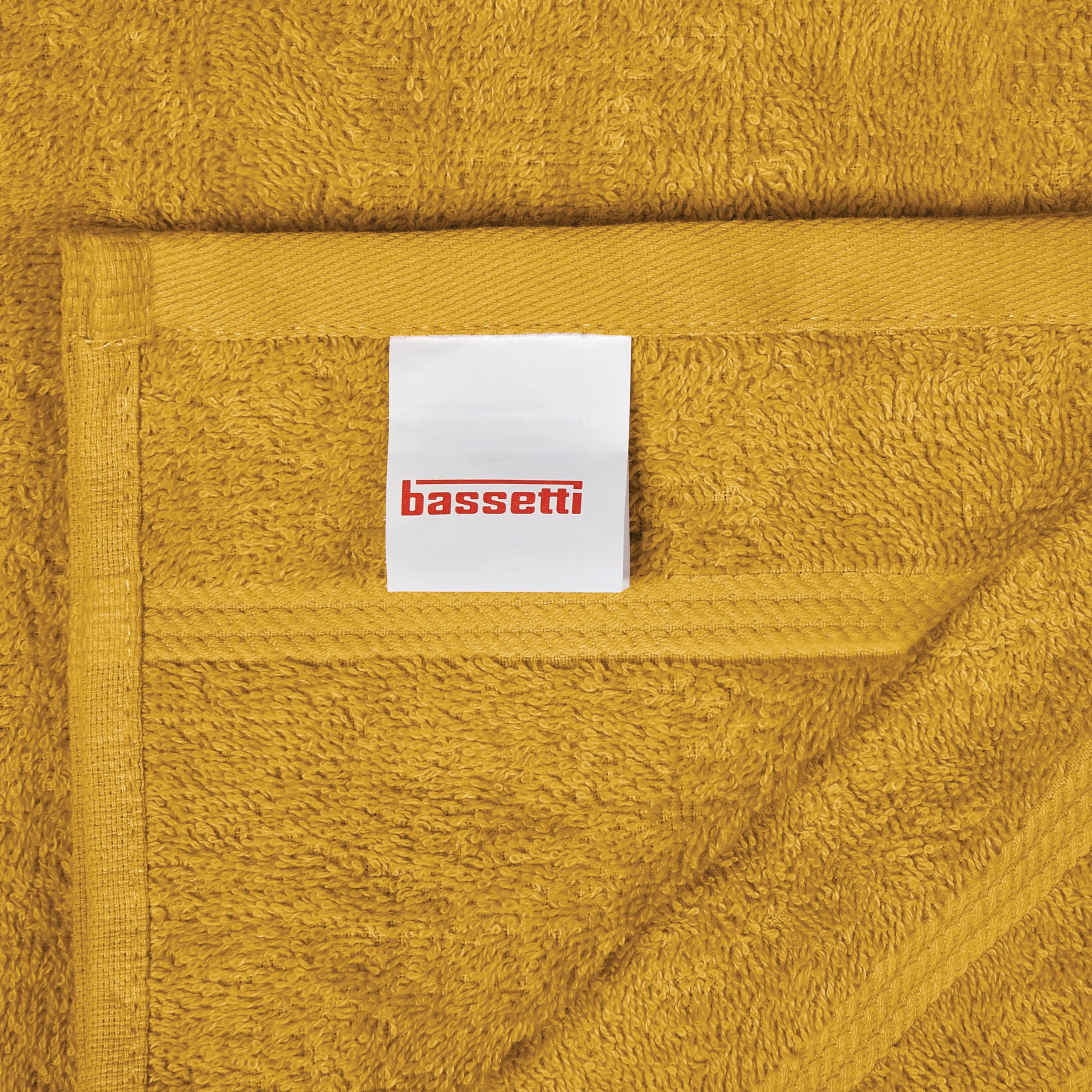Bassetti Morbido Asciugamano Asciugamani 480 gr 100% Cotone Set da 5 pz (2 da 58x105 cm + 2 da 38x55 cm + 1 da 70X140 cm) - Collezione MONIQUE - TOPAZIO Y3