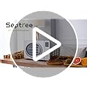 Silver Retro Food Dehydrator- 6 Stainless Steel Trays, 190℉ Max Digital Temperature Control, Built-in Light, 500W Efficient Drying Machine for Beef Jerky Fruit Mushroom& Yogurt