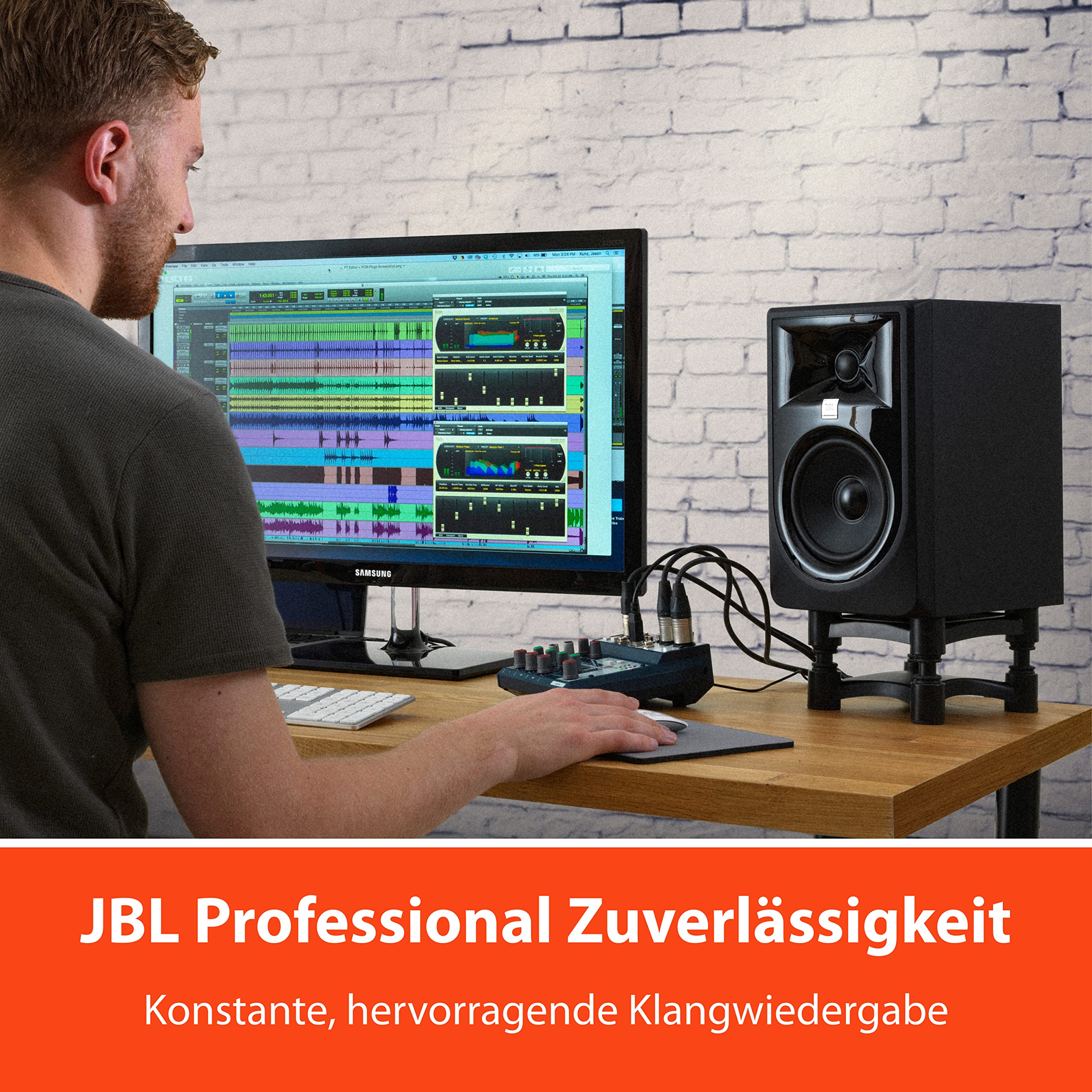 JBL 305P MKII Studio reference monitors