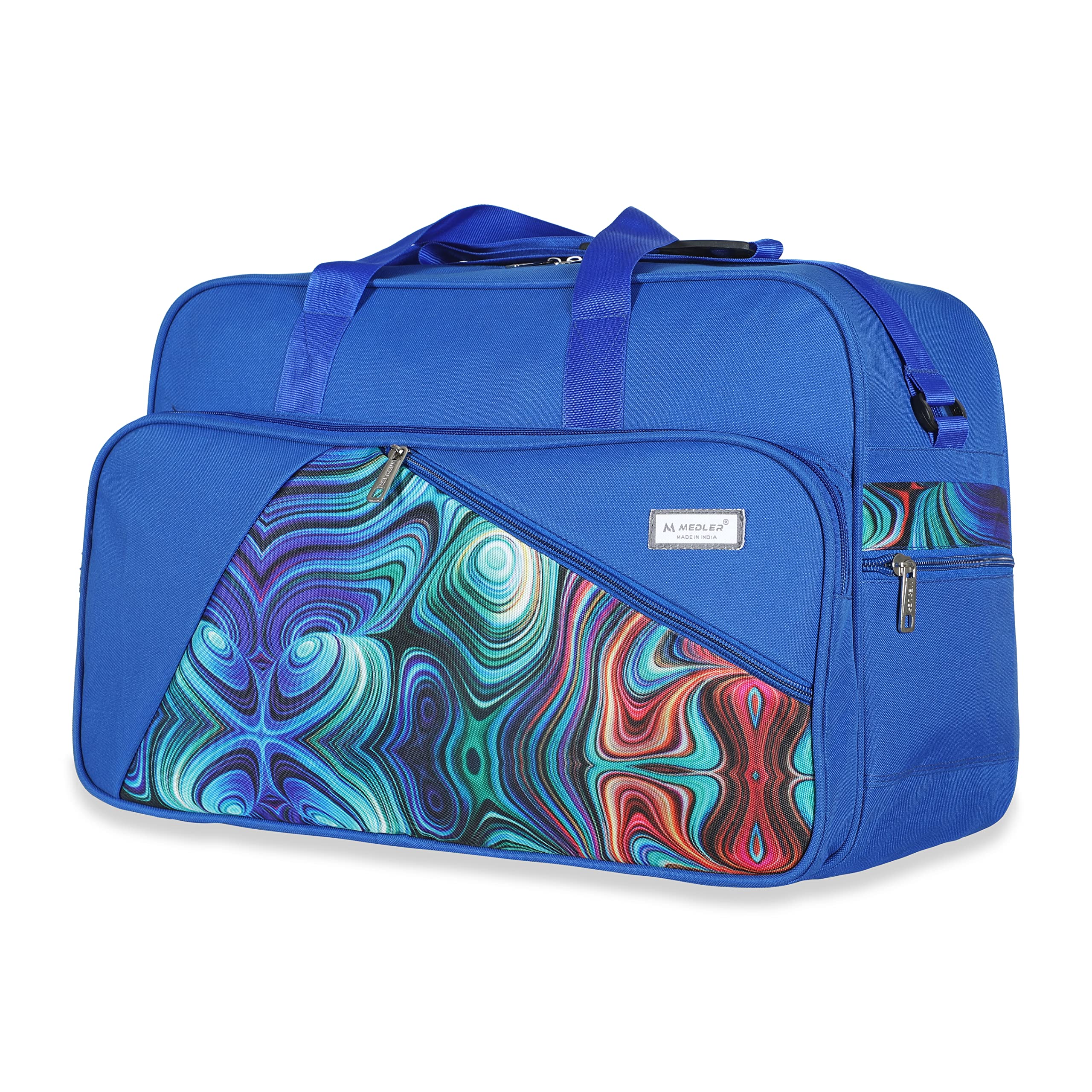 Figo Polyester 29.49 litres Waterproof Duffle Bag - Luggage Bag (Blue)-image-22