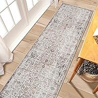 Vista 37 de Alfombra de Pasillo Lavable - Alfombras de Cocina de 2'6"x12' con Respaldo Antideslizante, Alfombras de Casa de Campo para Interiores para Sala