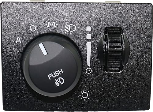 Garage-Pro Interruptor de faros compatible con Chrysler 300 2005-2011, se adapta a Dodge Charger 2006-2012, compatible con Dodge Challenger