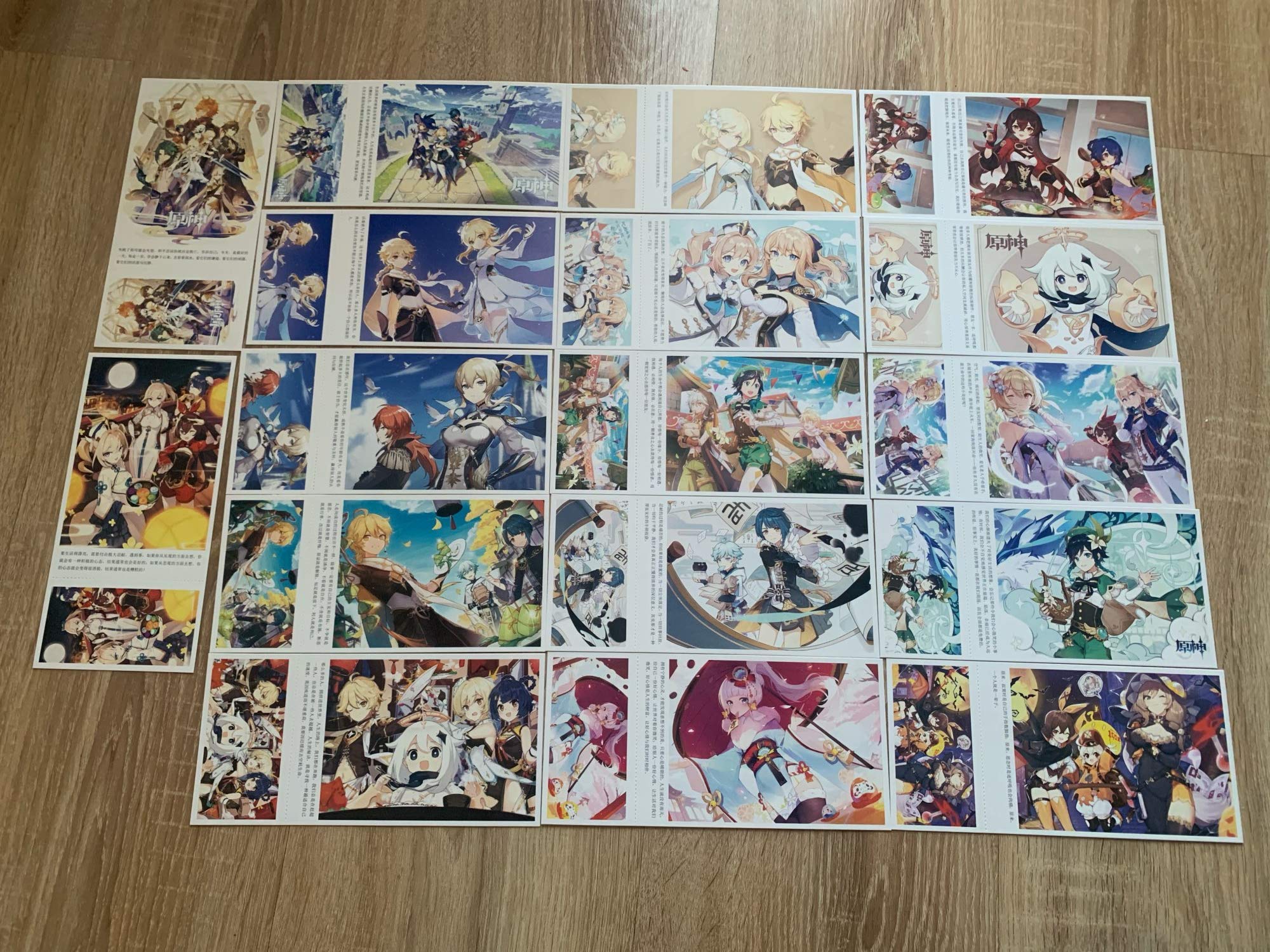 Amazon.co.jp: 原神インパクトポストカードセット+特典シール/原神