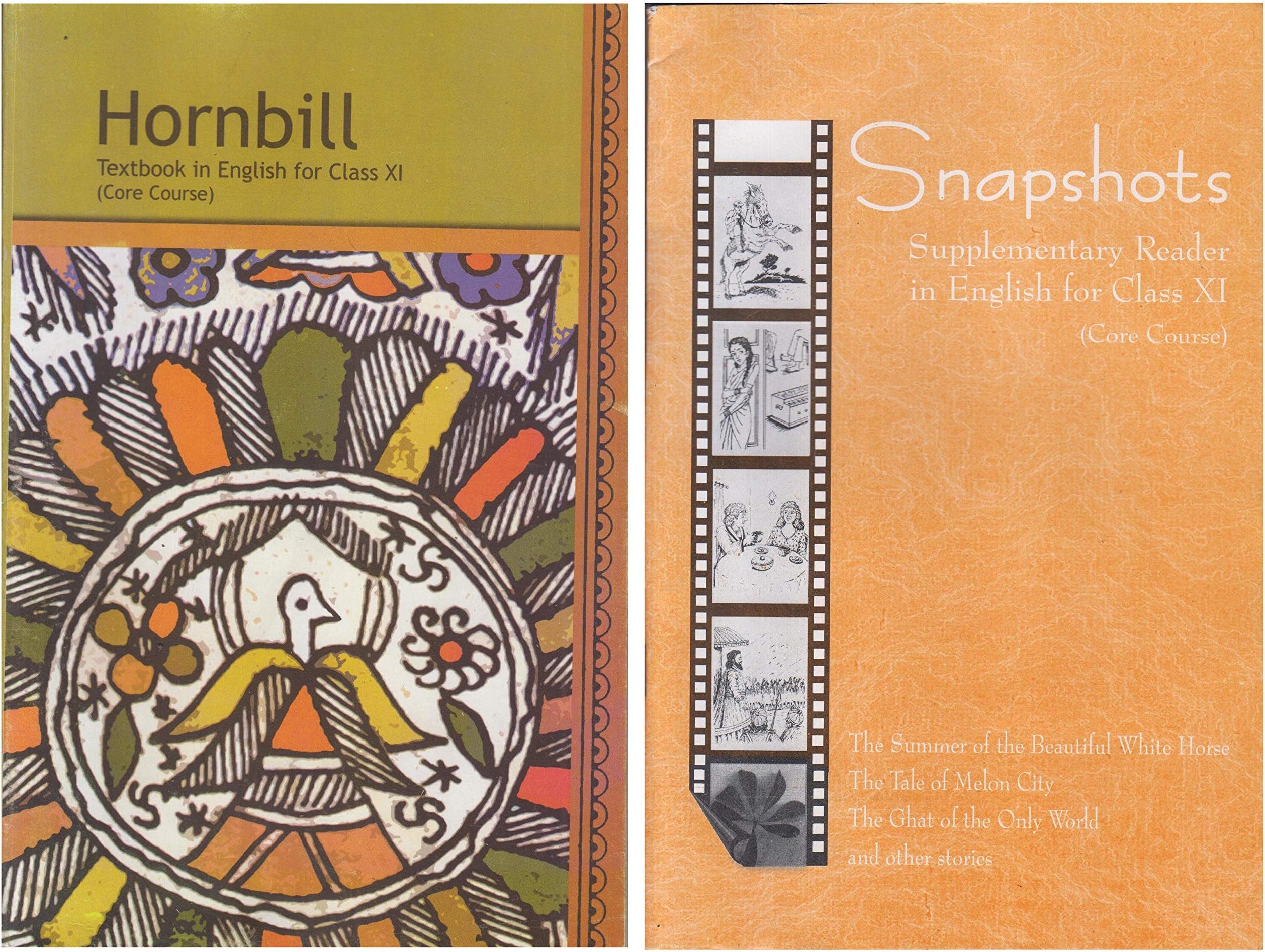 NCERT Textbooks for English for Class 11 - Hornbill & Snapshots (2019)