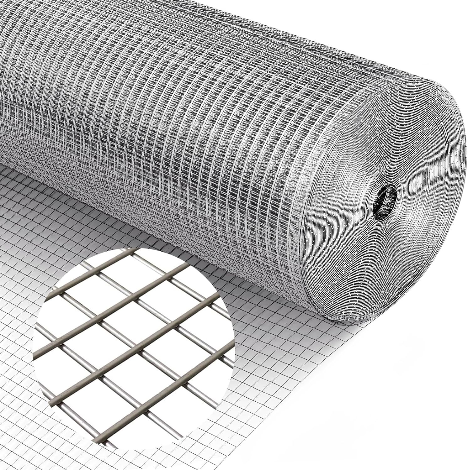 304 Stainless Steel Welded Wire Mesh - 1/2" Hardware Cloth for Garden Netting, Chicken Coop, Animal Enclosure - Easy to Cut, 1m x 9m (39" x 29.5ft)