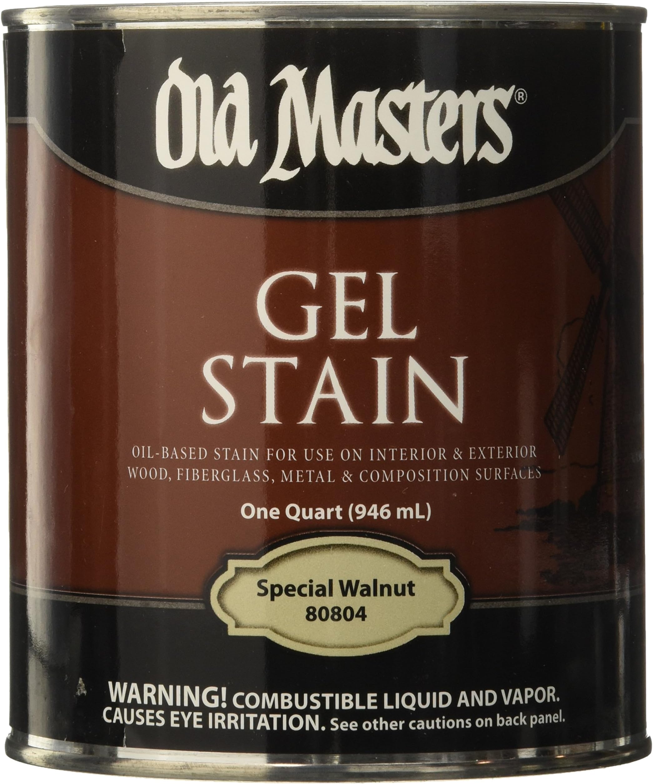 Old Masters 24990 80804 QT Spec Wanut Gel Stain