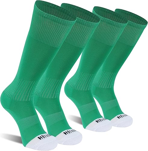 Calcetines de compresión de fútbol y béisbol, unisex, para jóvenes, sólidos, hasta la rodilla, voleibol, fútbol