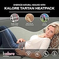 Vista 3 de Bolsas térmicas para microondas para calidez en invierno, comodidad para la espalda, el estómago y la cabeza – Envoltura de cuello de algodón tartán