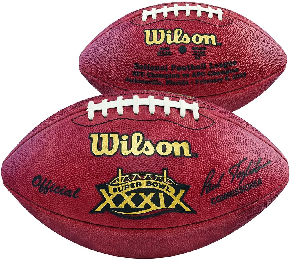 NFL ボール Amazon.com: Super Bowl XXXIX Wilson Official Game Football