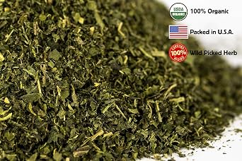 Nettle Tea - 8Oz (REAL WILD HARVEST) | 100% USDA Certified ORGANIC | Loose Leaf (Urtica Dioica aka Stinging Nettle) Cut & Sifted
