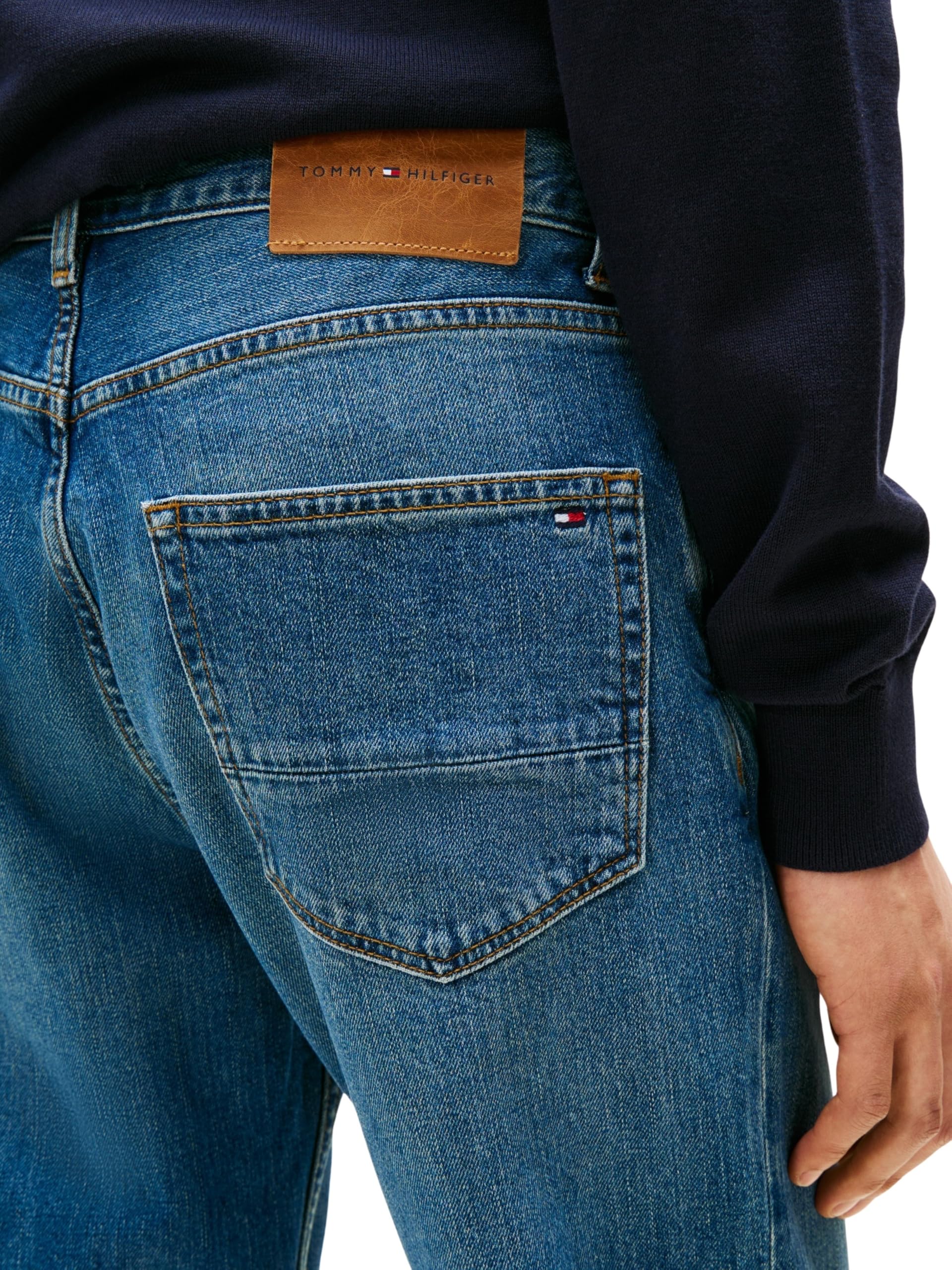 Tommy Hilfiger Vaqueros Hombre Straight Denton Talle Medio