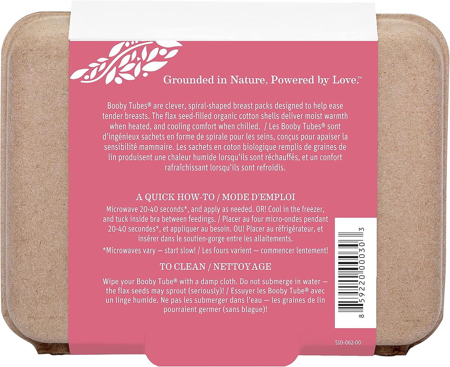 Earth Mama by | Hot and Cold Nursing Packs for Breastfeeding and Sore Breasts, 4.2 Oz, 1 Count, Booby Tubes : Baby