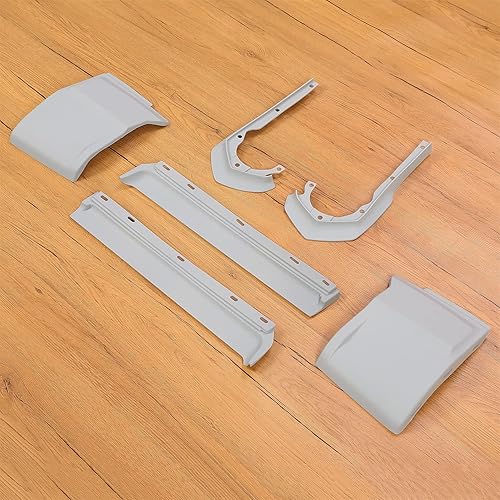 Miniatura 8 de HECASA Juego de rellenos de parachoques delantero compatible con Cadillac Eldorado 1973-1974 pintado gris ABS rellenos de parachoques de plástico