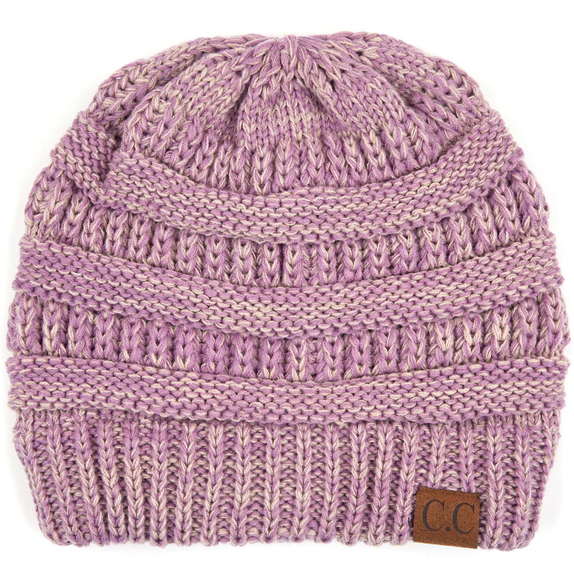 C.C Trendy Warm Chunky Soft Stretch Cable Knit Beanie Skully, Winter Mint, One Size — view 36