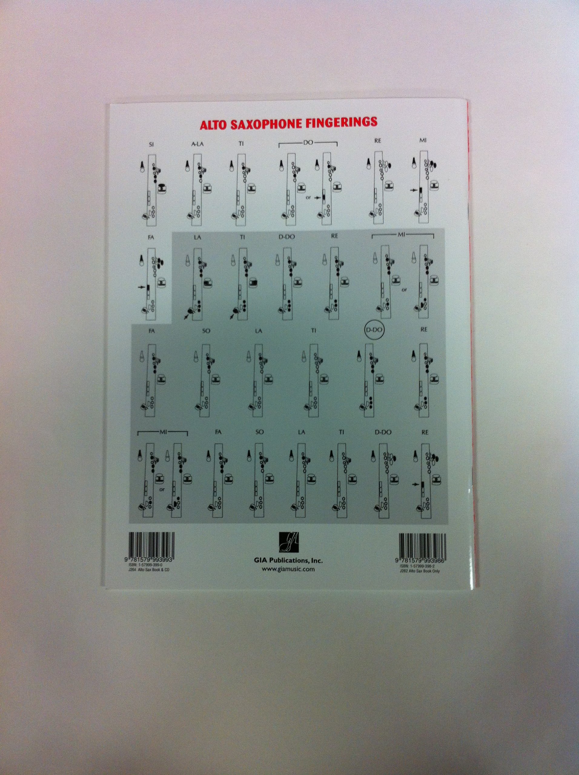 Jump Right In, Alto Saxophone, the instrumental series, CD + book 1