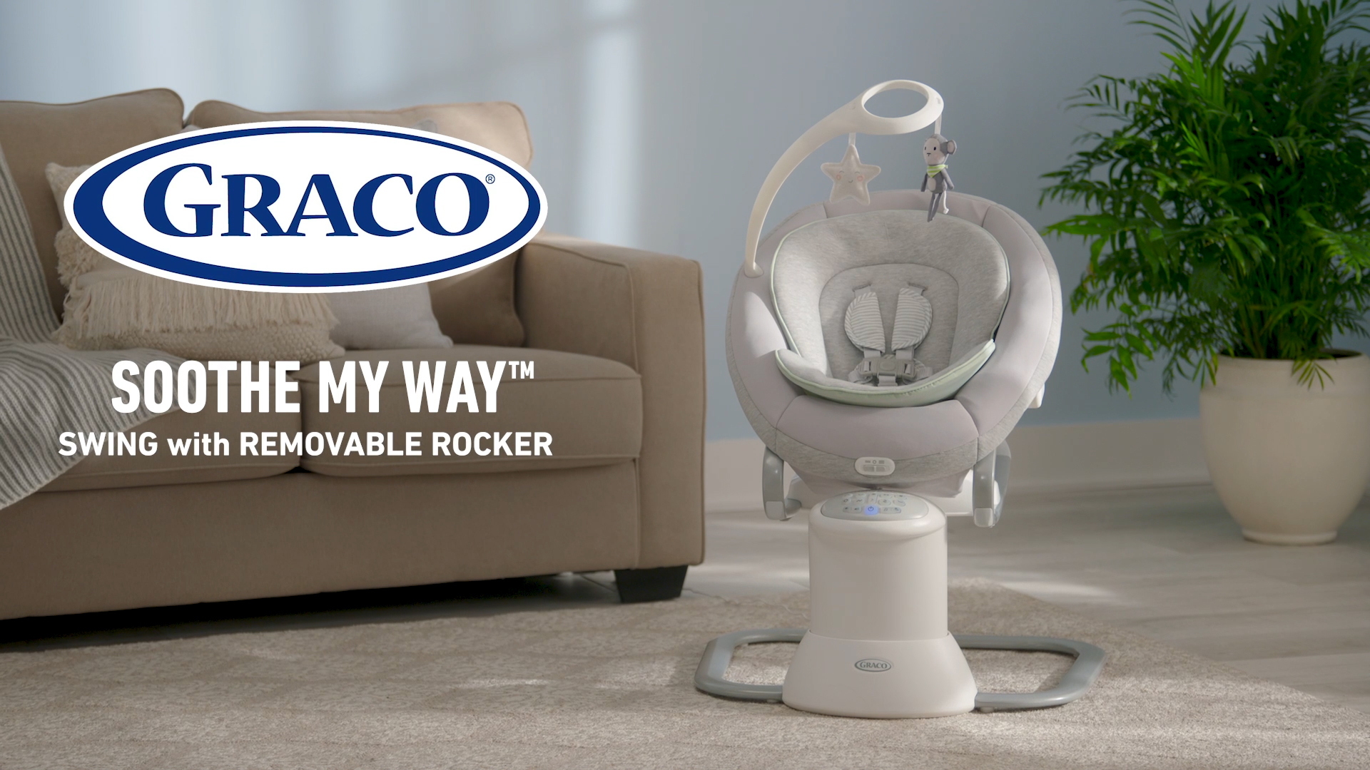 Watch Graco Soothe My Way Swing with Removable Rocker on Amazon Live