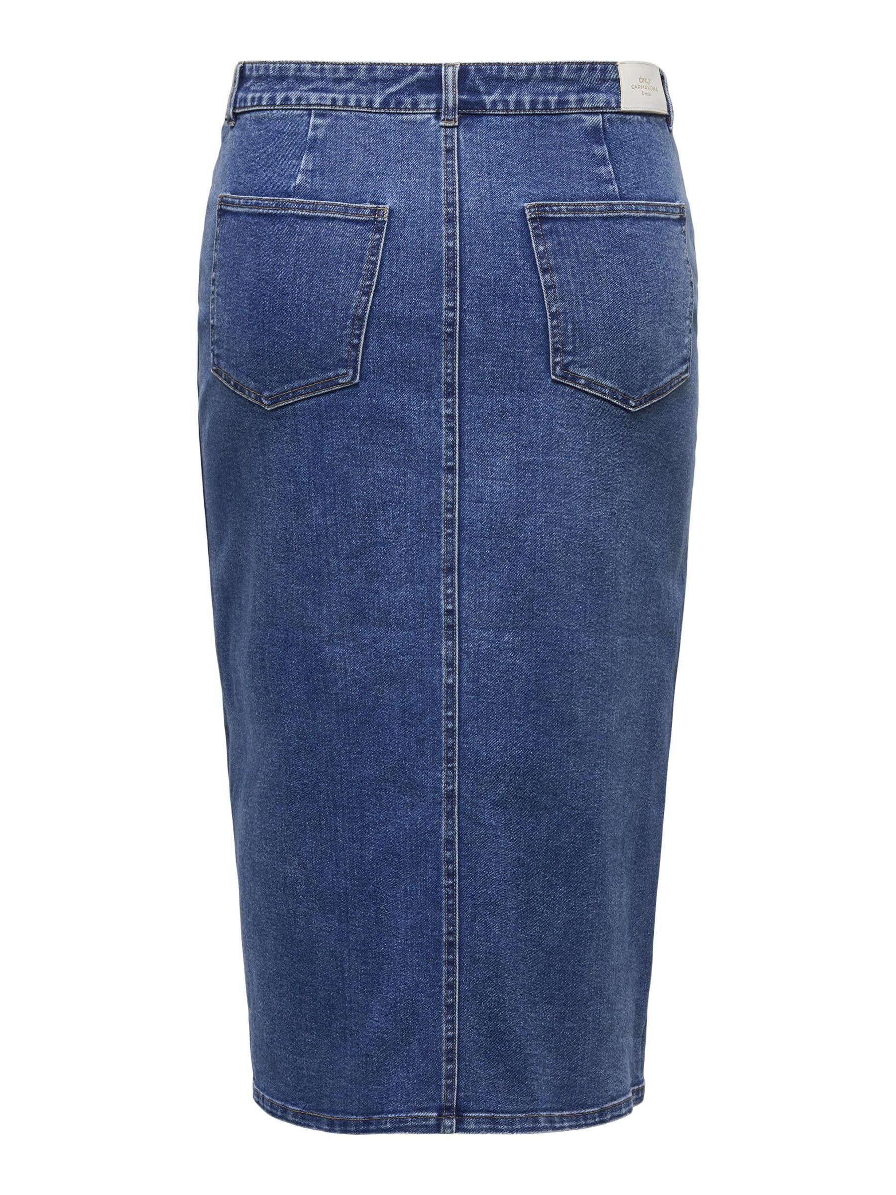 ONLY Carmakoma Carsiri Front Slit Skirt DNM Gua Noos Gonna Donna (Pacco da 1)