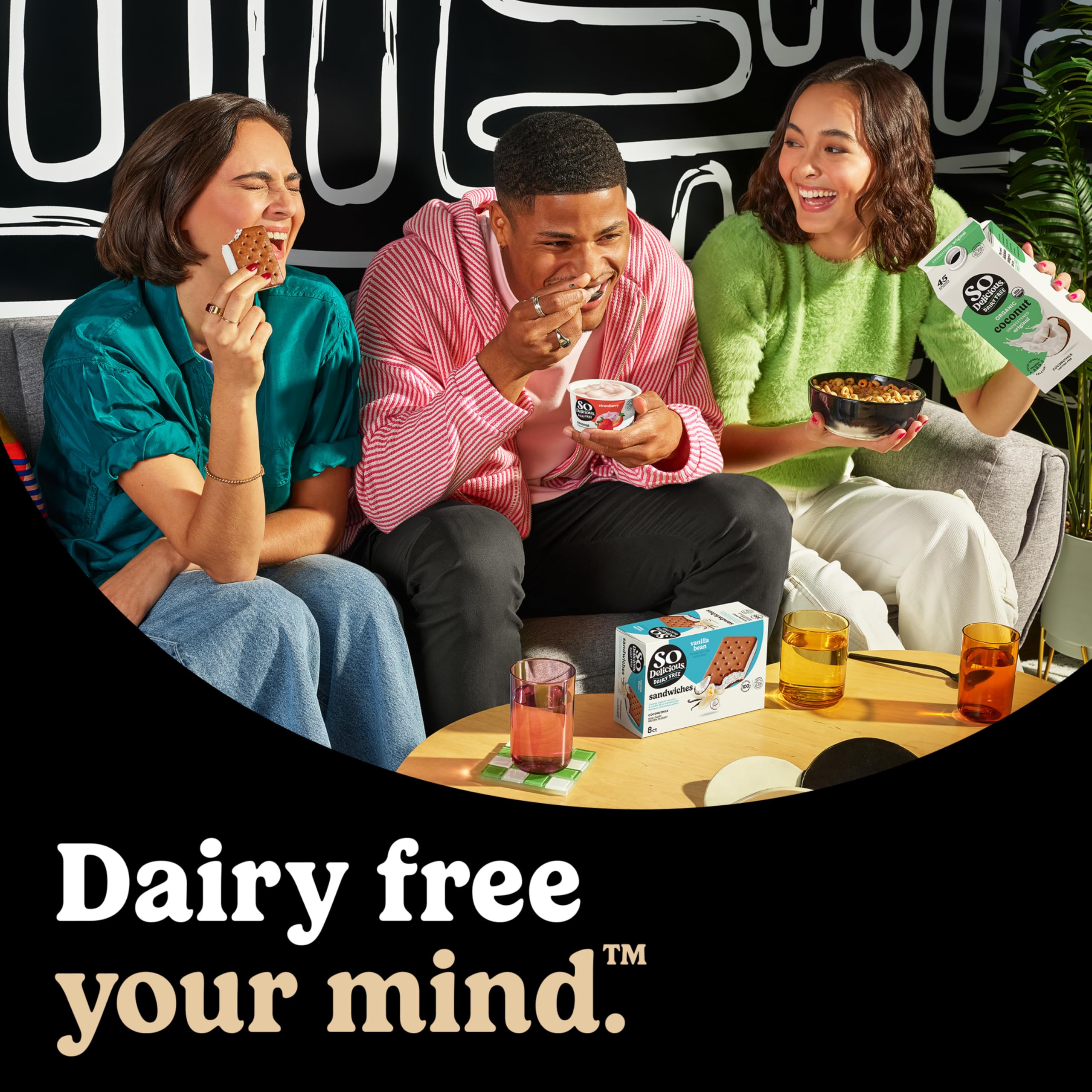 So Delicious Dairy Free Coconut Milk Creamer French Vanilla Vegan Organic Non-GMO Creamy Plant Based Coffee Creamer 32 — view 8