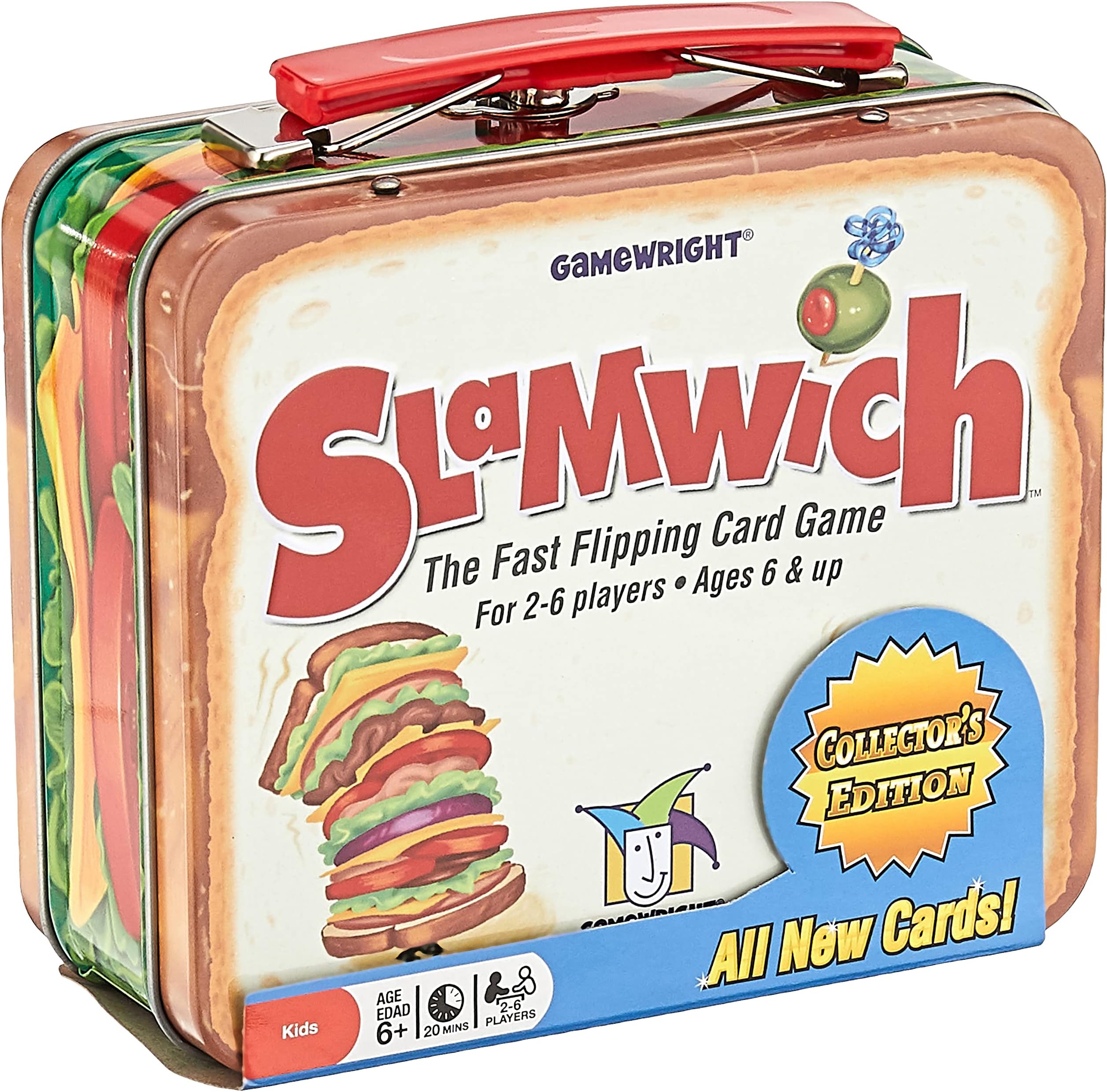 Gamewright - Slamwich Collector's Edition Tin - The Fast Flipping Card Game
