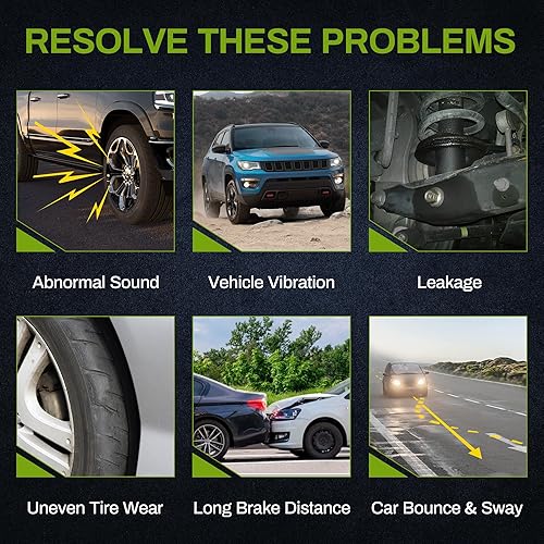 Miniatura 6 de AUTOSAVER88 Conjunto completo de amortiguadores traseros compatibles con Mazda 3 2004-2009, Mazda 5 2006-2010