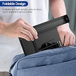 BESIGN LS12 Laptop Stand with 360° Rotating Base, Ergonomic Adjustable Notebook Holder, Riser Holder Computer Stand Compatible with Air, Pro, Dell, HP, Lenovo More 10-14" Laptops (Black)