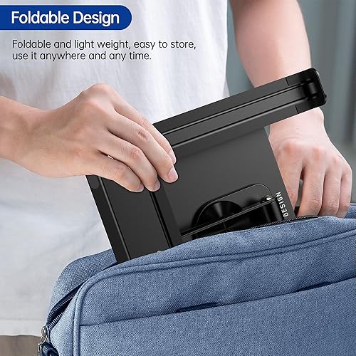 Miniatura 8 de BESIGN LS12 - Soporte para laptop con base giratoria de 360, soporte ergonómico ajustable para portátil, soporte elevador compatible con Air, Pro,