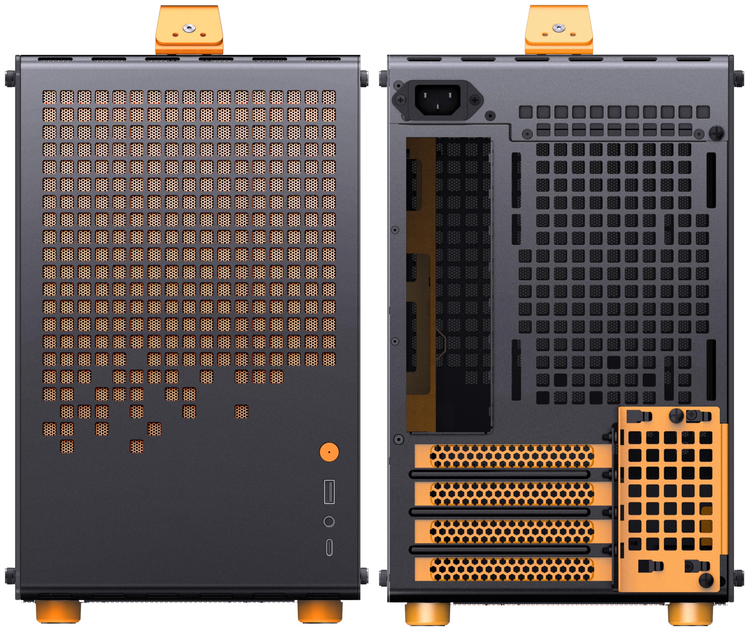 MATX Handle Case Z20 - Black-Orange