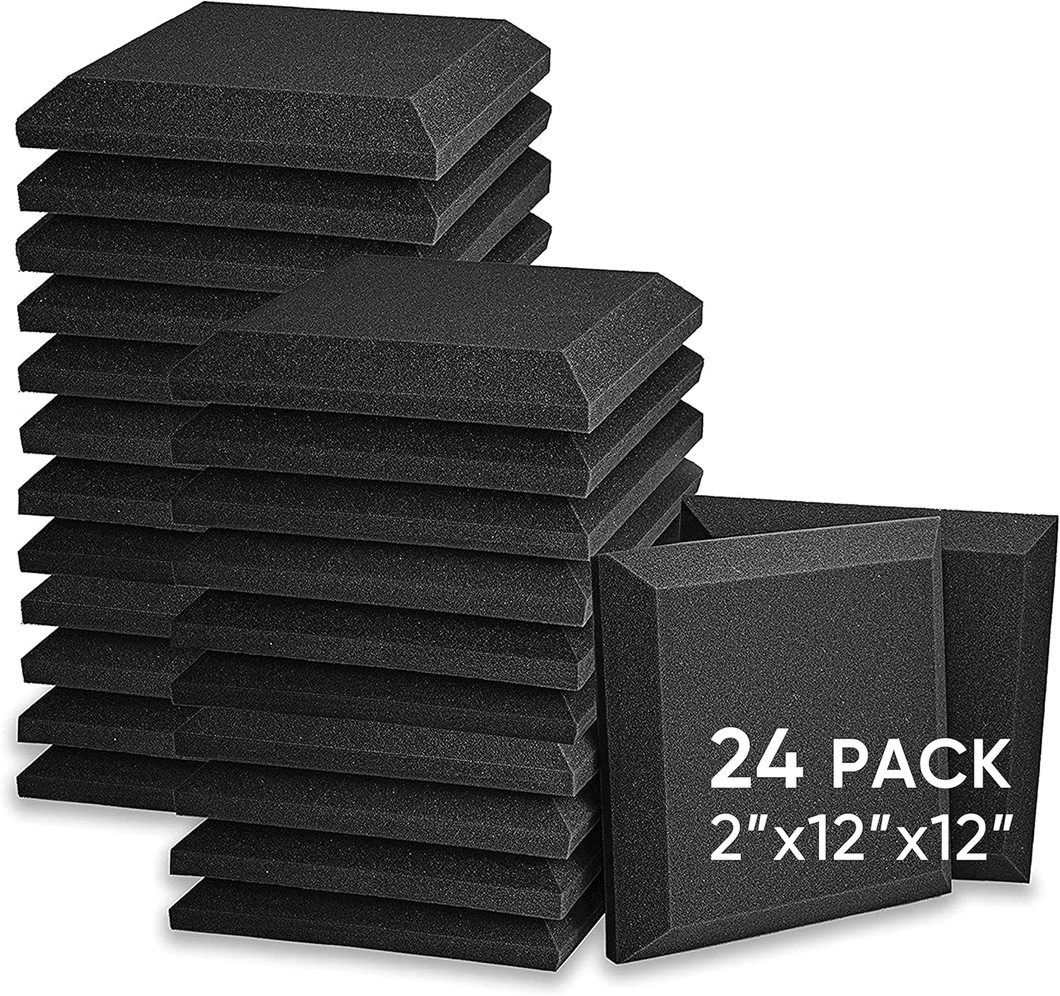 Fstop Labs 24 Pack Acoustic Foam Panels (2" x 12" x 12")