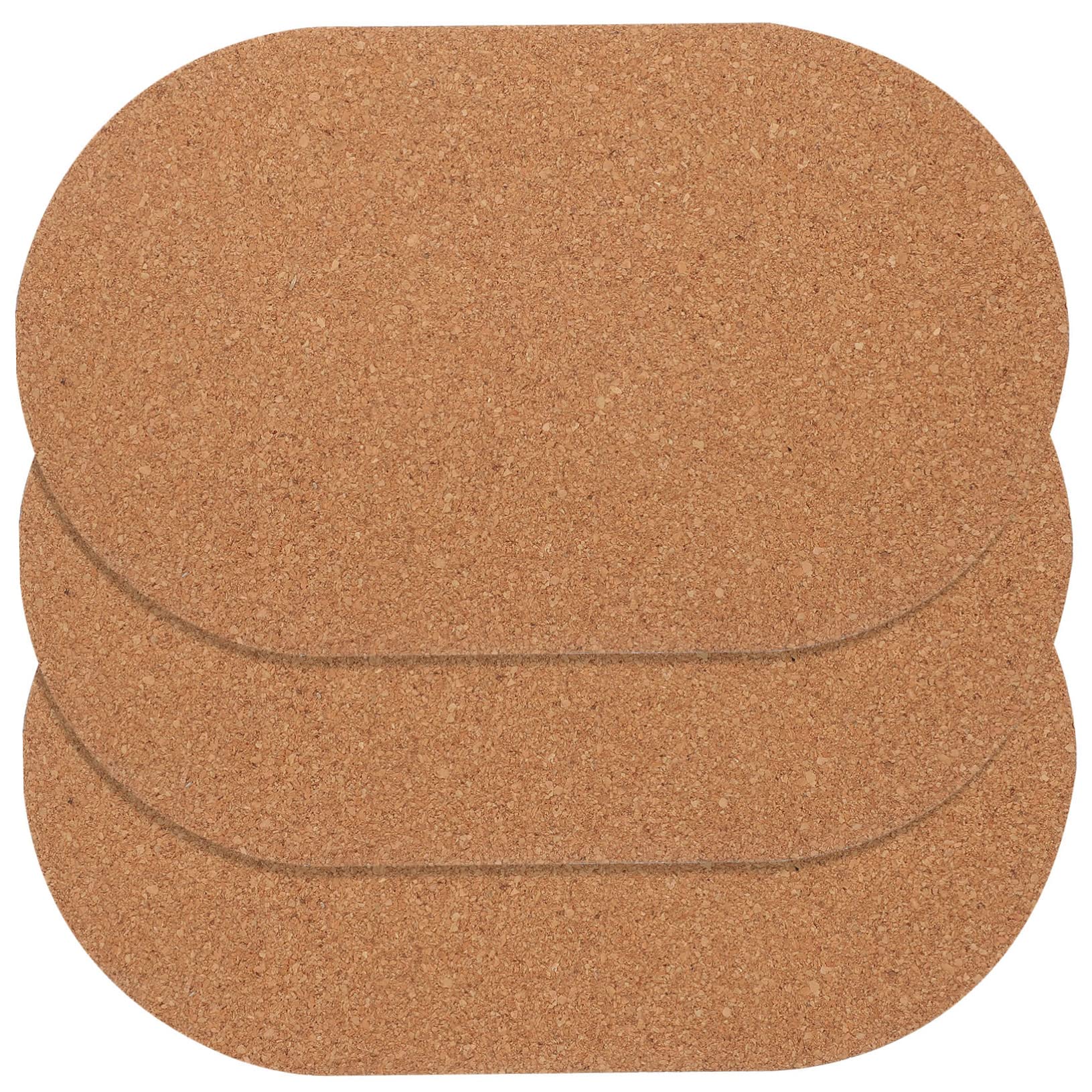 JOINPAYA 3pcs Hamster Running Wheel Cork Pad Skid Cushion Protective Mat for Hamster Supplies Durable and Lightweight Design for Reducing Noise and Floor Scratches