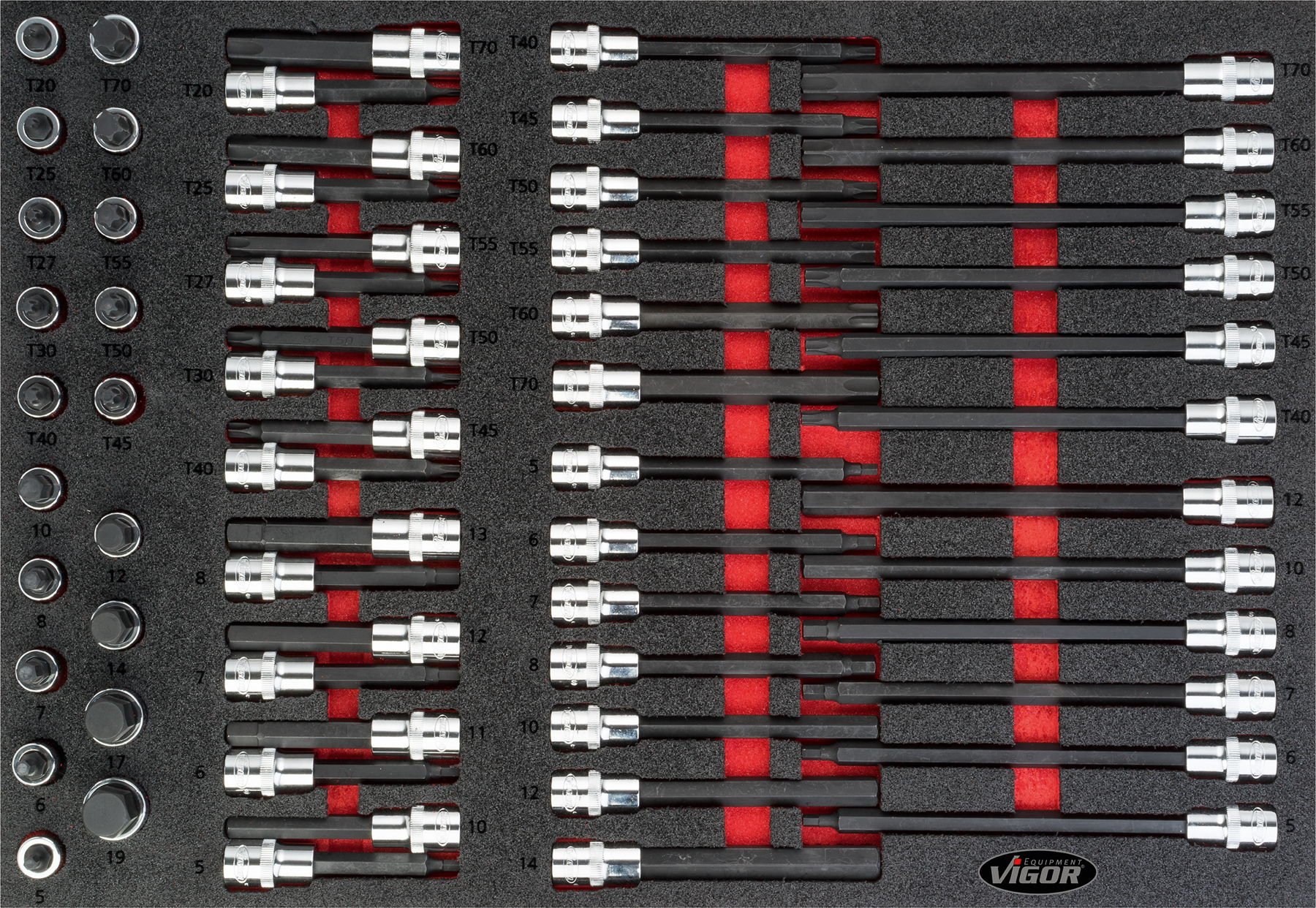 VigorVigor_V4727 Socket Assortment (62-Piece)