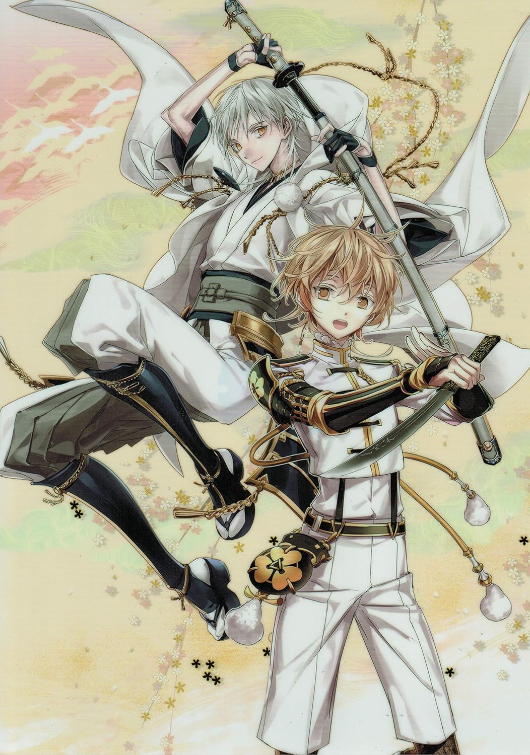 Amazon 刀剣乱舞 Online 描き下ろしa4クリアファイル 鶴丸国永 物吉貞宗 アニメ 萌えグッズ 通販 Amazon 刀剣乱舞 Online 描き下ろしa4クリアファイル 鶴丸国永 物吉貞宗 アニメ 萌えグッズ 通販